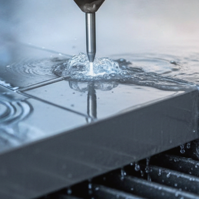 Wasserstrahlzuschnitte nach Maß auf Blech